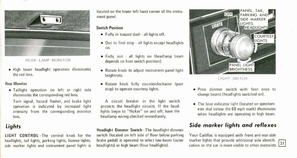1973 Cadillac Owners Manual Page 20